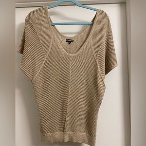 Express Size L Gold Sweater